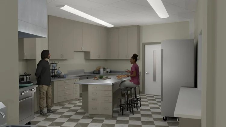 West Hills Church Renovation Images of the new Kitchen